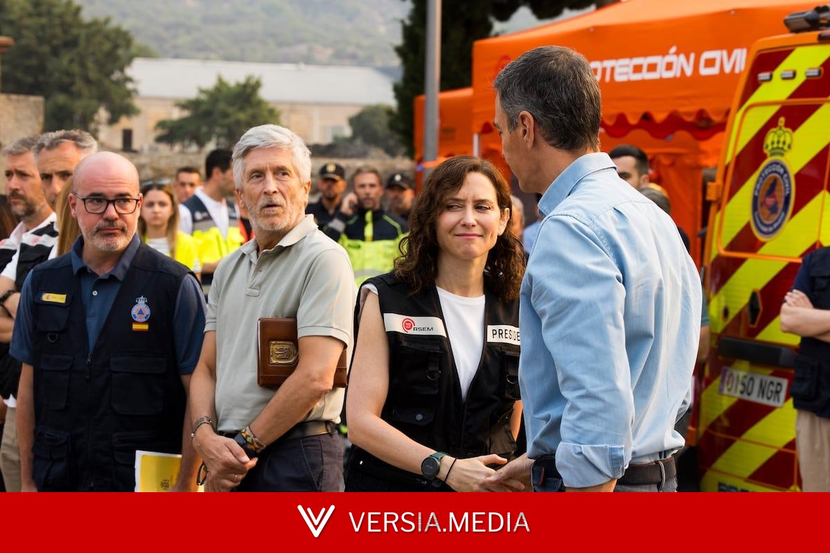El Gobierno y Ayuso aparcan sus diferencias ante la magnitud del fuego