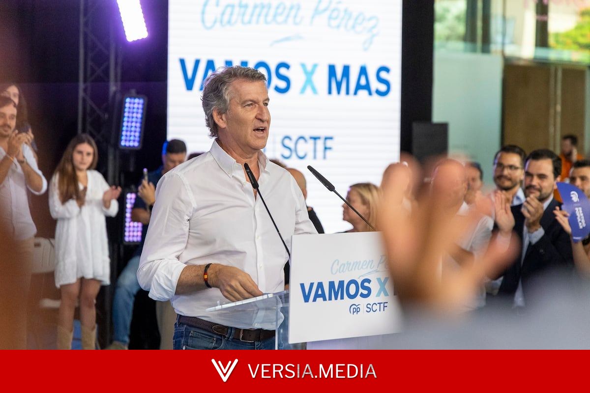 Feijóo promete un “plan de limpieza institucional” si gobierna: “La corrupción se irá cuando se vaya Sánchez”