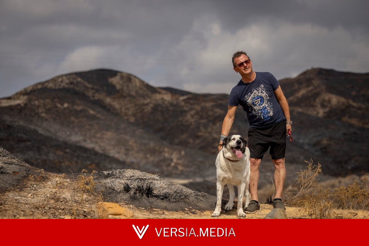 “Las vigas se quemaban, cogí leche, agua, vinagre, cerveza, vino, lo que pillara”